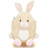 bieco Plusch Schaukeltier Baby Hase 60 cm aus Holz Schaukelpferd mit Sicherheitsgurt Schaukeltiere Плюшевая качалка