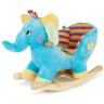 bieco Schaukelpferd Plusch Elefant Schaukeltier 60 cm Baby Wippe Holz Spielzeug ab 9 M Schaukeltiere Лошадка-качалка