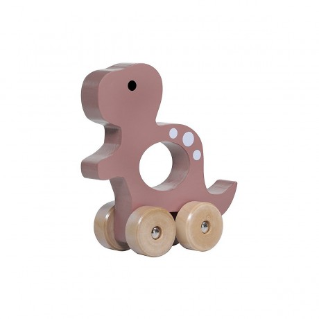 KINDSGUT Schiebetier T-Rex Nachziehspielzeug T-Rex тянет за собой игрушку