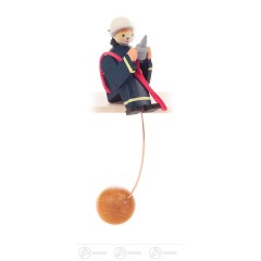 Spielzeug Schaukelfigur Feuerwehrmann  Hohe ca 9 Игрушка-качалка пожарный высокий около 9