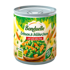 Bonduelle Зелёный Горошек с Морковью, extra fein, 130г