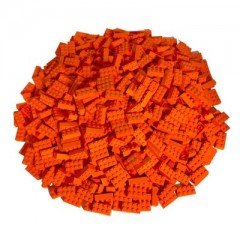 LEGO LEGO 2x4 Steine Orange - 50 Stuck - orange bricks 3001 LEGO 2x4 кирпичи оранжевые - 50 штук - оранжевые кирпичи 3001