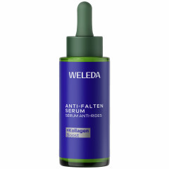 WELEDA Anti-Falten Serum, 30 ml, Сыворотка против морщин с синей горечавкой и эдельвейсом, комплекс Collagen+ Active, 30 мл