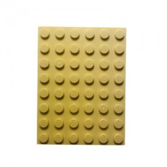 LEGO LEGO 6X8 Platten Beige - Tan Plate 3036 - Brandneu - 25x LEGO 6X8 Тарелки бежевого цвета — коричневая тарелка 3036 — абсолютно новая — 25 шт.
