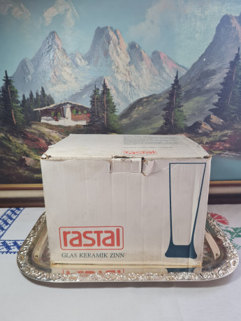 Бокалы пивные винтажные Rastal Moninger/ Zwickel, заводская упаковка, стекло, 0.2 л, 19 см, 12 шт., Германия, 1970-80гг.