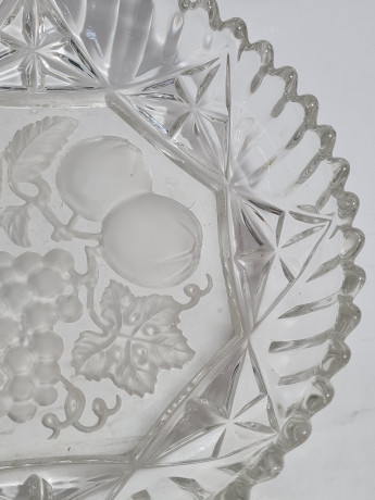 Чаша винтажная Im Stil Walther Glas, хрусталь, 25 см, Германия, 1960-70гг.