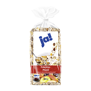 ja! Мюсли с кусочками фруктов 1кг
