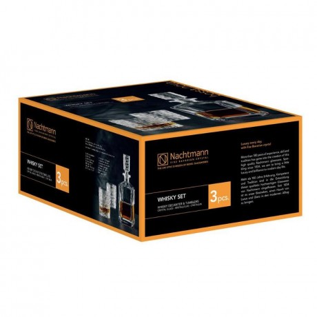 Nachtmann Bossa Nova Whisky Glas Set, Нахтман Босса Нова Набор для виски декантер + два стакана