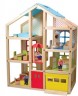 Melissa  Doug Mehrstockiges Puppenhaus aus Holz Многоэтажный деревянный кукольный домик