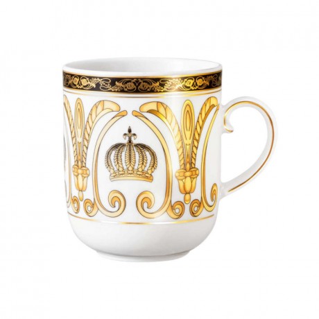 Tettau Tettau Rondo / Liane Pompoos White Becher mit Henkel 0,27 L Tettau Rondo / Liane Pomp??s Белая кружка с ручкой 0,27 л