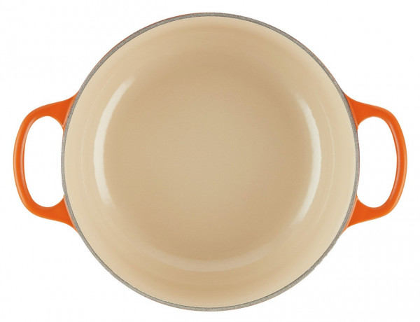 Le Creuset LE CREUSET Br\u00e4ter rund 28cm Ofenrot SIGNATURE orange LE CREUSET жаровня круглая 28см для духовки красная SIGNATURE