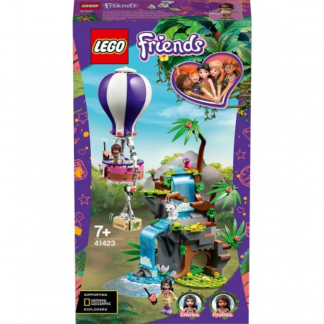 LEGO Friends 41423 Tiger-Rettung mit Hei bluftballon ЛЕГО Джунгли: спасение тигра на воздушном шаре