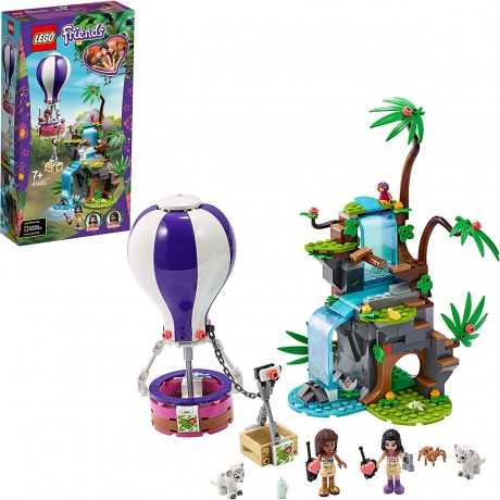 LEGO Friends 41423 Tiger-Rettung mit Hei bluftballon ЛЕГО Джунгли: спасение тигра на воздушном шаре