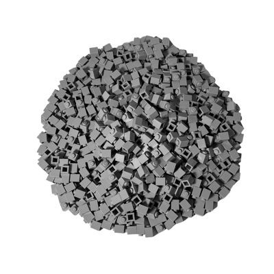 LEGO LEGO 1x1 Steine Hellgrau - 1000 Stuck - Light bluish grey bricks 3005 LEGO 1x1 Bricks Light Grey — 1000 штук — Светло-голубовато-серые кубики 3005