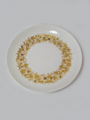 Rosenthal Винтажная тарелка с позолоченным цветочным узором, 21,5см, Германия, 1970-80гг.