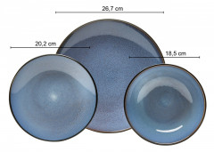 Van Well Van Well Kombiservice 16-tlg. GARDA blau Комбинированный сервиз Van Well 16 шт. ГАРДА