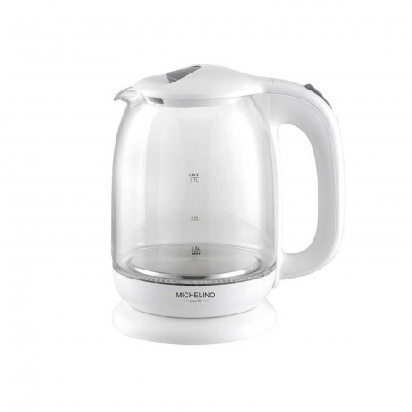 Michelino Wasserkocher Wasserkocher 1,7 Liter mit blauer LED, 1.7 l, 1850 W Чайник Michelino чайник 1,7 л с синей светодиодной подсветкой, 1,7 л, 1850 Вт
