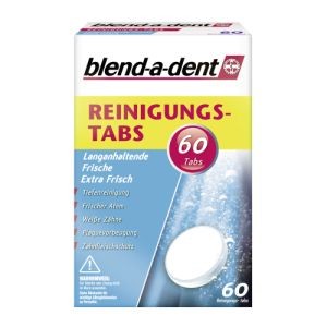 Blend A DENT Reinigungs-Tabs langanhaltende Frische (60 шт.) Блен-а-дент Таблетки 60 шт.