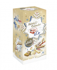 SET: Ferrero Kinder Adventskalender 2025 White + Classic НАБОР: Адвент-календарь 2025 Ferrero Kinder White + Ferrero Kinder Classic , 24+24 сладких сюрприза, 263г+ 295г