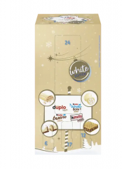 SET: Ferrero Kinder Adventskalender 2025 White + Classic НАБОР: Адвент-календарь 2025 Ferrero Kinder White + Ferrero Kinder Classic , 24+24 сладких сюрприза, 263г+ 295г