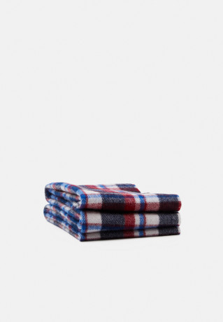 Tommy Hilfiger UPTOWN TARTAN SCARF UNISEX Scarf red/navy ШАРФ В КЛЕТКУ UPTOWN УНИСЕКС Шарф красный/темно-синий