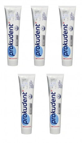 Prokudent Zahncreme Brillantweiss SET of 5stk Зубная паста Отбеливающая, Набор 5штук x125мл