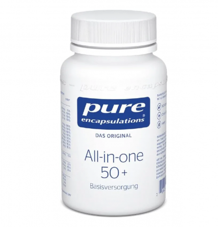 Pure Encapsulations All-in-one 50+, 60st,  Мультивитамины 50+ (Австрия), 60шт, гипоаллергенные, активные формы витаминов