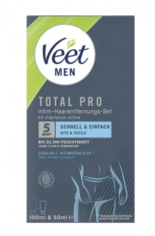 Veet for Men Men Intim-Haarentfernungs-Set Набор для интимной эпиляции для мужчин