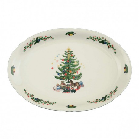 Seltmann Weiden Seltmann Weiden Marie-Luise Weihnachten Platte oval 35 cm Seltmann Weiden Marie-Luise Рождественская тарелка овальная 35 см