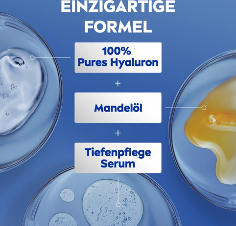 NIVEA Reichhaltige Body Milk, 400 ml, Нивеа Молочко для тела, гиалуроновая кислота и миндальное масло, 72ч увлажнение, 400 мл