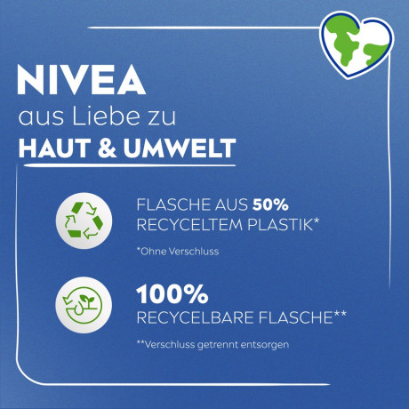 NIVEA Reichhaltige Body Milk, 400 ml, Нивеа Молочко для тела, гиалуроновая кислота и миндальное масло, 72ч увлажнение, 400 мл