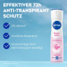 NIVEA Rosenblute Anti-Transpirant Spray, 150 ml, Нивеа Антиперспирант спрей, нежный аромат розы, масло авокадо, 72ч защита, 150 мл
