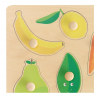 HABA HABA Greifpuzzle Obst & Farben 2011811001, Развивающая игра Первый пазл Фрукты и цвета (Германия) 2011811001, дерево, развивает моторику и цвета, от 1 года