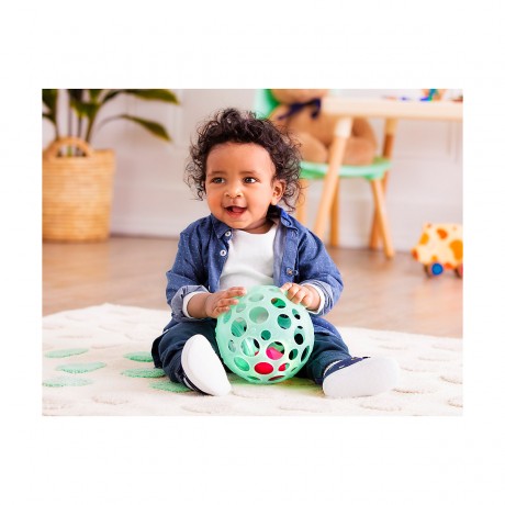 B.Toys B. Grab n Glow Leucht Ball mit Greiflocher B. Светящийся шар Grab n Glow с дыроколом для захвата