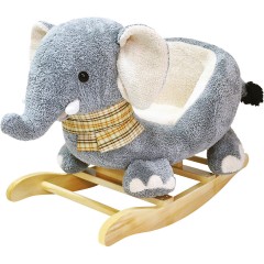 Bino Plusch-Schaukelelefant Плюшевый слон-качалка