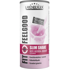 Layenberger Fit+Feelgood Slim Shake Rote Beeren-Joghurt Geschmack, Стройная диета Порошок со вкусом красных ягод и йогурта, 396 г