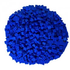 LEGO LEGO 2x2 Steine Blau - 100 Stuck -  Blue bricks 3003 LEGO 2x2 кирпичи синие - 100 штук - Синие кирпичи 3003
