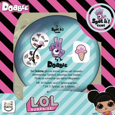 Asmodee Dobble L.O.L. Surprise! Двойной Л.О.Л. Сюрприз!