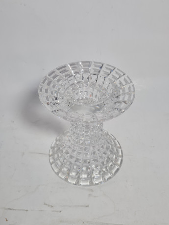 Подсвечник винтажный Rosenthal, хрусталь, 9.5 см, Германия, 1960-70гг.