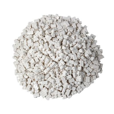 LEGO LEGO 1x2 Mauersteine Weiss - 250 Stuck - White masonry brick 98283 LEGO 1x2 кирпичи белые — 250 штук — Белый кирпич для кладки 98283