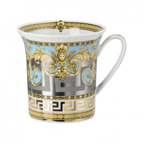 Rosenthal meets Versace Rosenthal Versace Prestige Gala Le Bleu Becher mit Henkel 0,35 L Кружка Rosenthal Versace Prestige Gala Le Bleu с ручкой 0,35 л