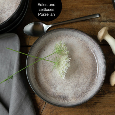 Moritz & Moritz Moritz & Moritz Suppenteller 6-tlg. DIGITAL grau Суповые тарелки Moritz & Moritz 6 шт. ЦИФРОВОЙ