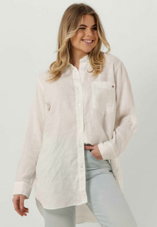 Tommy Hilfiger OVERSIZED Button-down blouse wit OVERSIZED Блузка на пуговицах остроумие