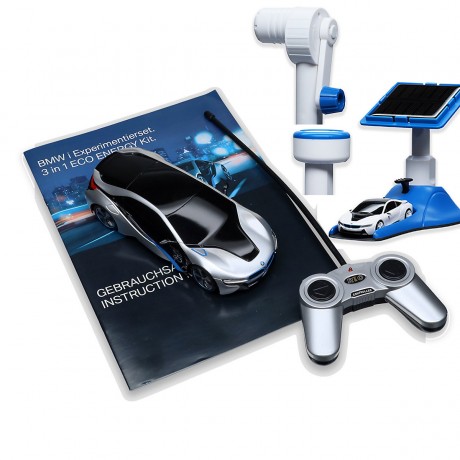 Edu-Toys BMW i 3in1 Experimentierset zum thema Nachhaltigkeit und Green Energy inkl. 1:24 RC BMW i8 Экспериментальный набор BMW i 3in1 на тему экологичности и экологически чистой энергии