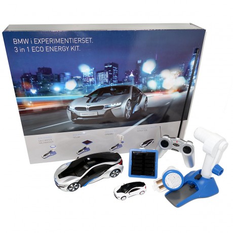 Edu-Toys BMW i 3in1 Experimentierset zum thema Nachhaltigkeit und Green Energy inkl. 1:24 RC BMW i8 Экспериментальный набор BMW i 3in1 на тему экологичности и экологически чистой энергии