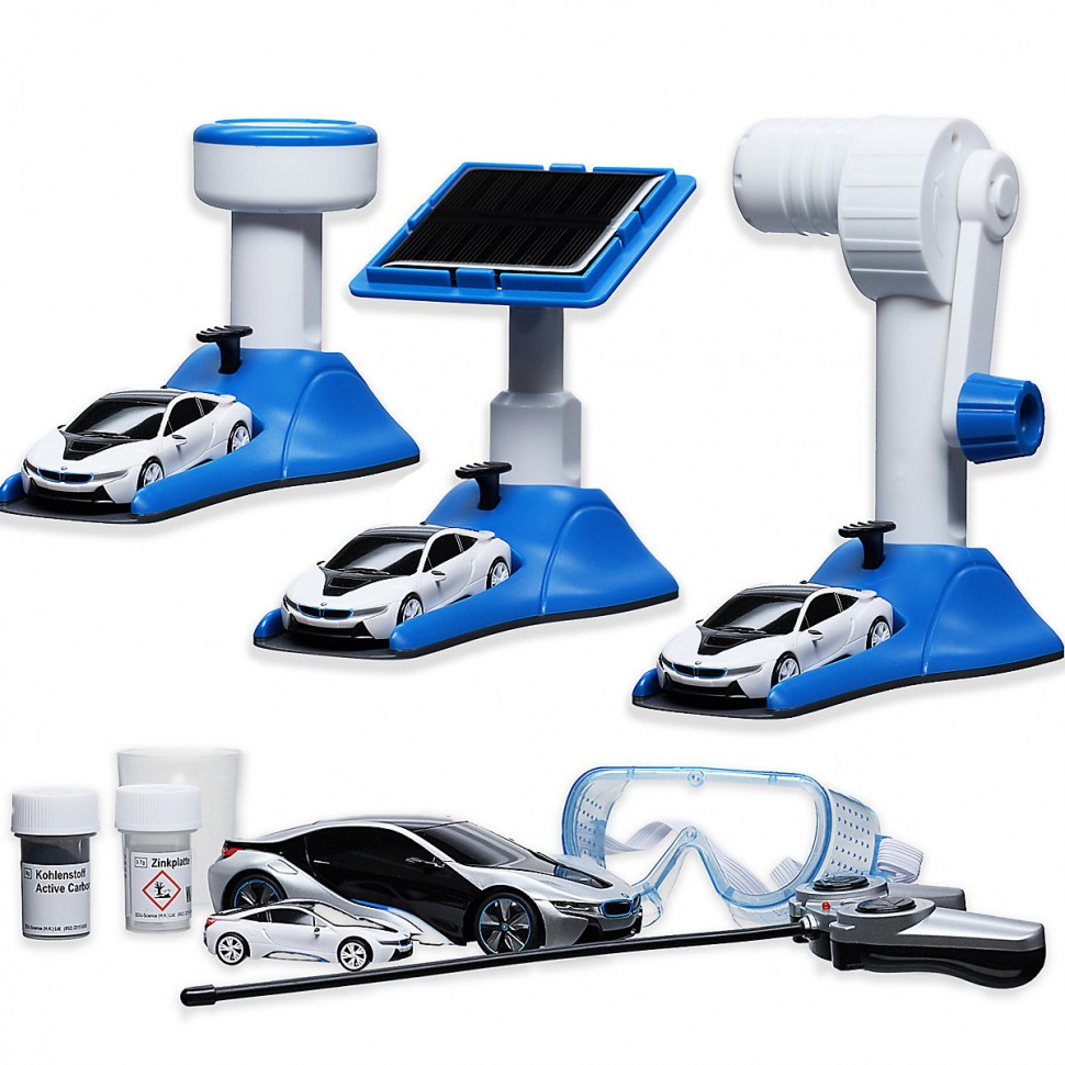 Купить Edu-Toys BMW i 3in1 Experimentierset zum thema Nachhaltigkeit und  Green Energy inkl. 1:24 RC BMW i8 Экспериментальный набор BMW i 3in1 на  тему экологичности и экологически чистой энергии в интернет-магазине  Diskontshop.eu