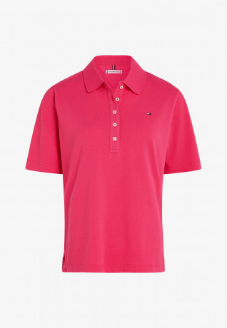 Tommy Hilfiger REG SS Polo shirt bright cerise pink REG SS Рубашка поло ярко-вишнево-розовый