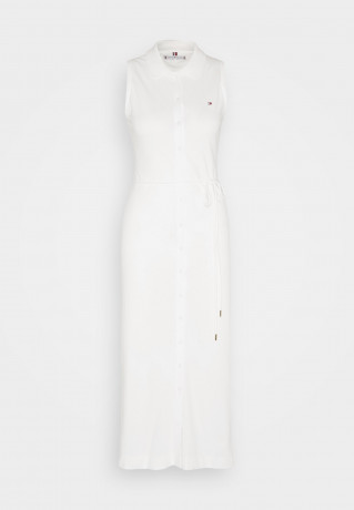 Tommy Hilfiger SLM COLLR DTAIL MIDI DRS NS Shirt dress ecru SLM COLLR DTAIL MIDI DRS NS Платье-рубашка экрю