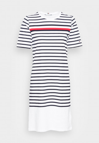 Tommy Hilfiger SHORT DRESS Jersey dress engineered КОРОТКОЕ ПЛАТЬЕ Платье из джерси спроектированный