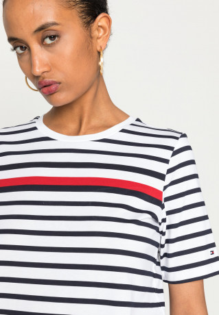 Tommy Hilfiger SHORT DRESS Jersey dress engineered КОРОТКОЕ ПЛАТЬЕ Платье из джерси спроектированный